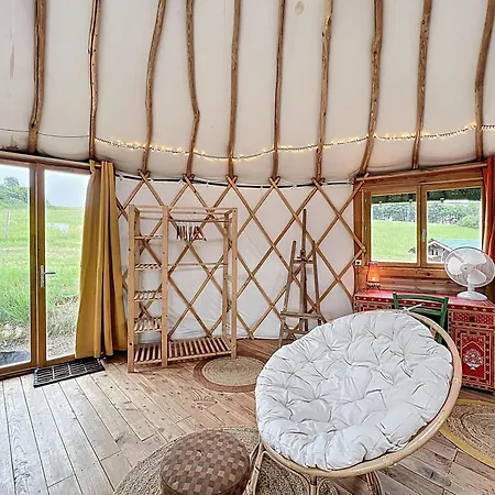 Yourte Nature & Calme Proche Futuroscope Tente de luxe Archigny