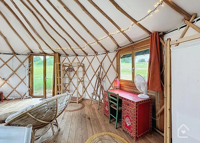 Campo de lujo Yourte Nature & Calme Proche Futuroscope *